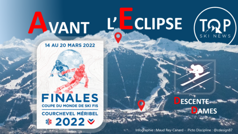 Avant la descente dames, sur l’Eclipse