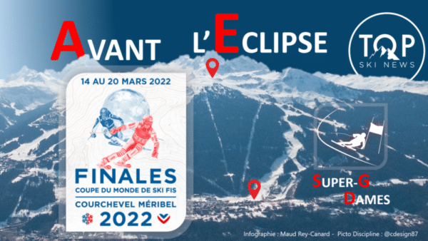 Avant le Super-G dames, sur l’Eclipse