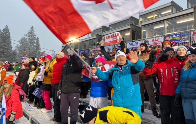 Fans de ski de tous les pays