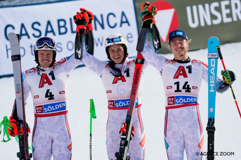 Géant Sölden : l’incroyable triplé norvégien