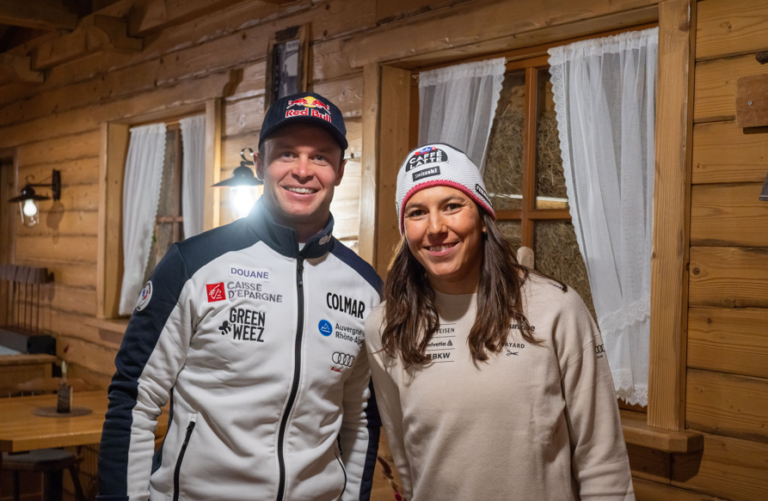 Wendy Holdener et Alexis Pinturault, premiers invités de la 3e saison de l’émission l’Après-Ski