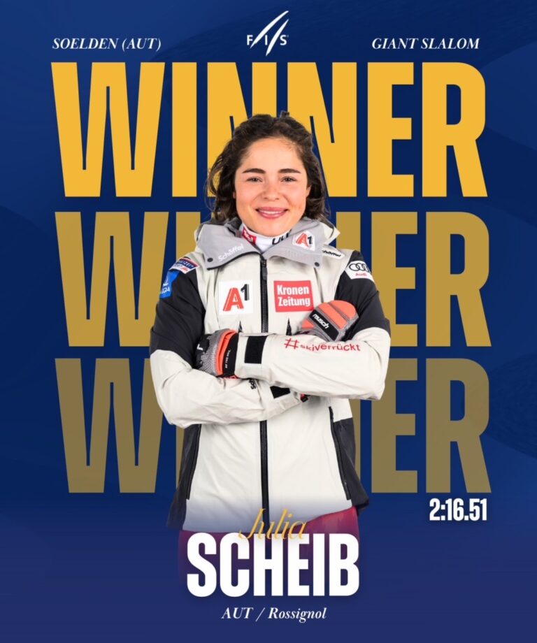Julia Scheib ouvre l’hiver en beauté à Sölden