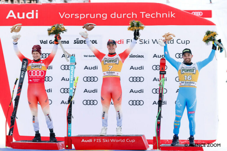 Descente Val Gardena : Doublé suisse Von Allmen/Odermatt, Nils Alphand 4e