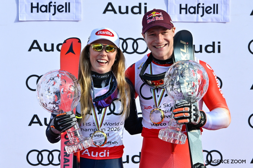 Mikaela Shiffrin et Marco Odermatt, tenants du titre 2026